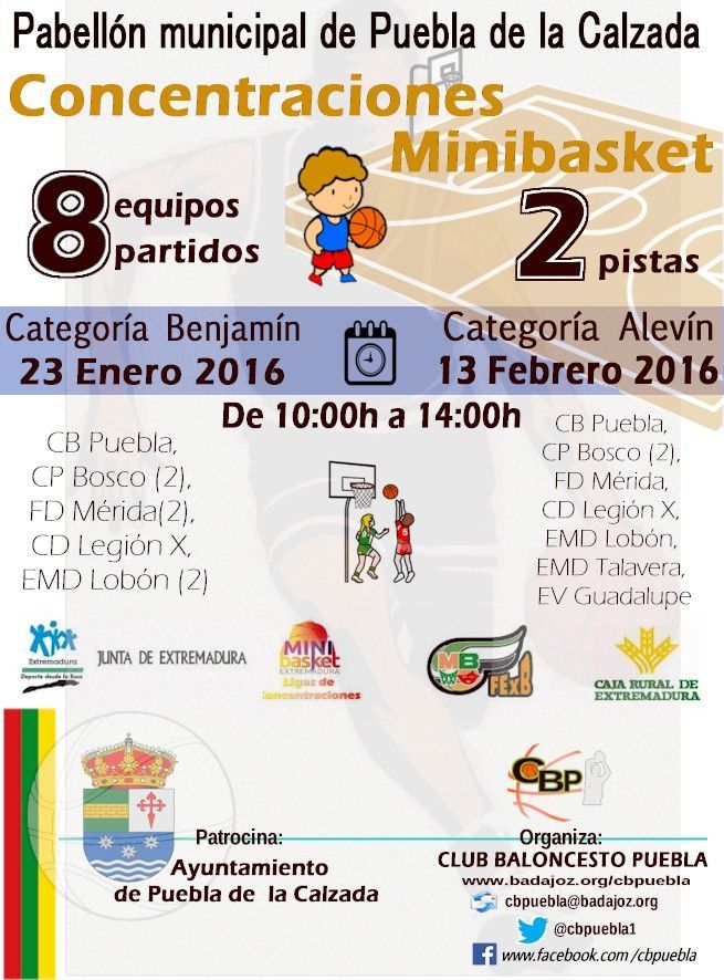 Mañana se celebra la segunda concentración de minibasket