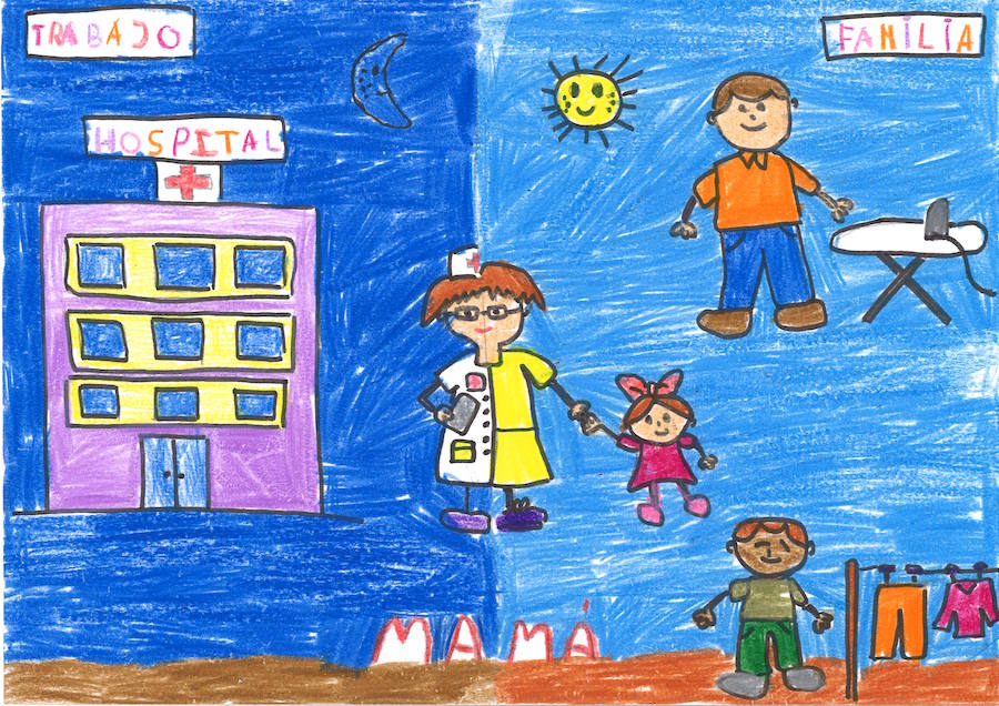 Uno de los dibujos que participan en el concurso 