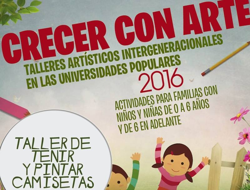 Los talleres artísticos intergeneracionales "Crecer con Arte" llegan a ocho municipios de la región