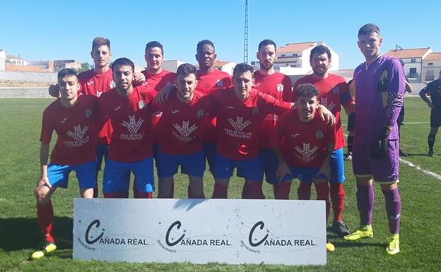 El once inicial quintanense que disputó el partido ante el Castuera B 