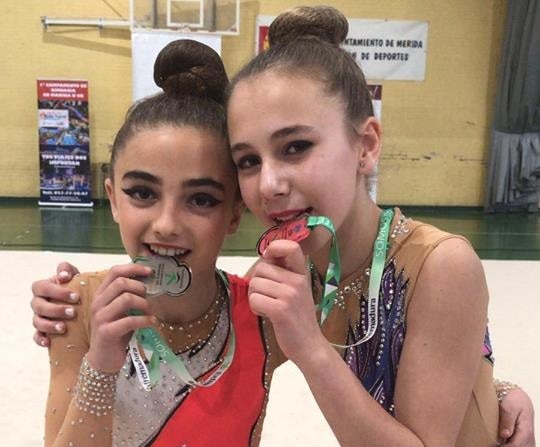 Las gimanastas Maria Murillo y Sara Bueno obtuvieron medalla en los JUDEX