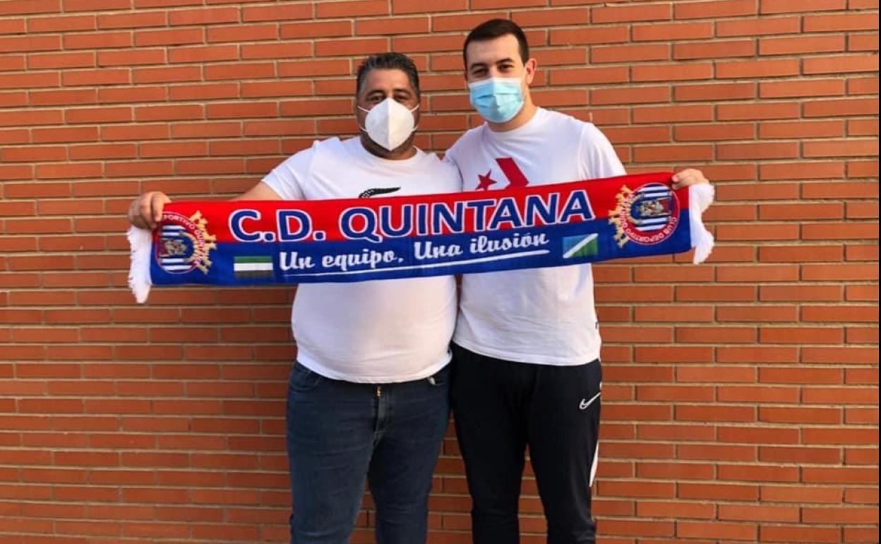 Juan Antonio Cuadrado, nueva renovación del CD Quintana
