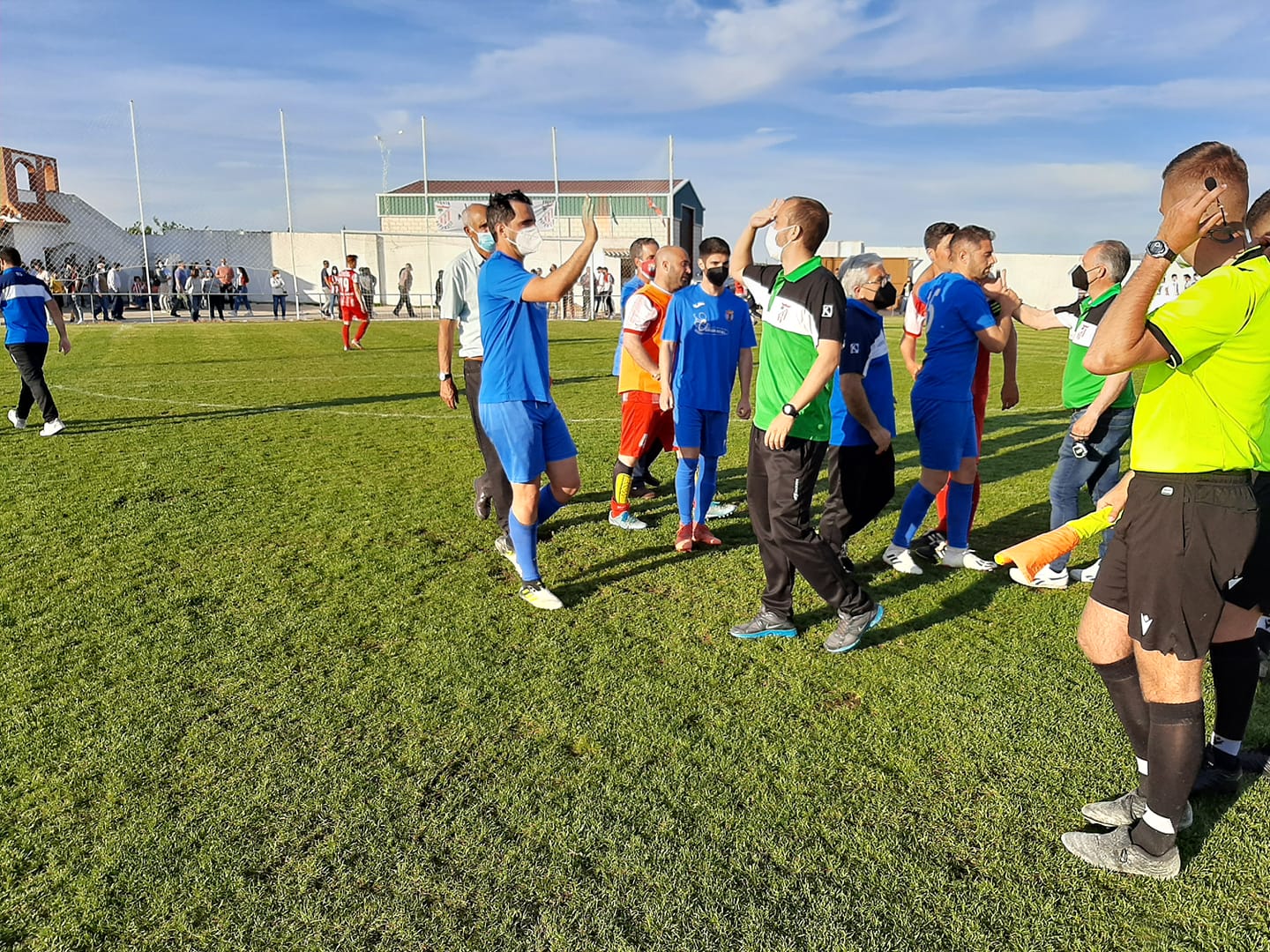 El CD Quintana tras el partido ante el Malpartida 