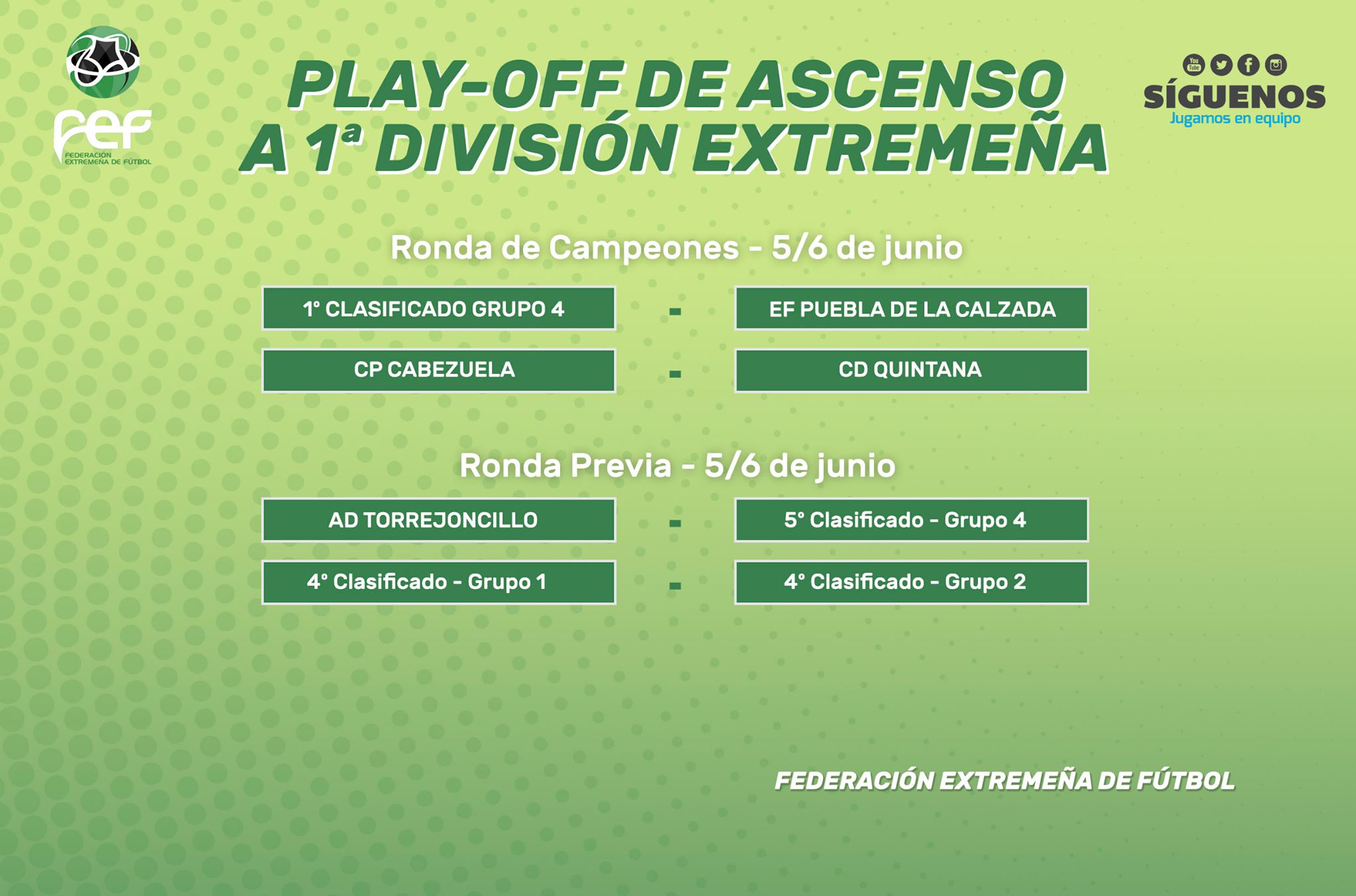 El CD Quintana ya tiene rival para la fase de ascenso