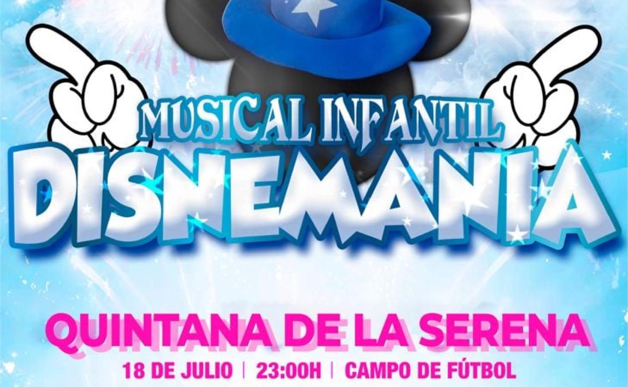 Los más pequeños podrán disfrutar de un musical con canciones Disney en la Velada
