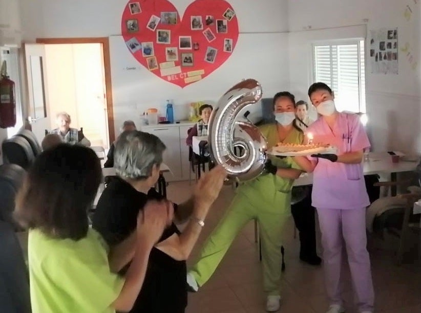 Trabajadoras y usuarios celebran el sexto aniversario 