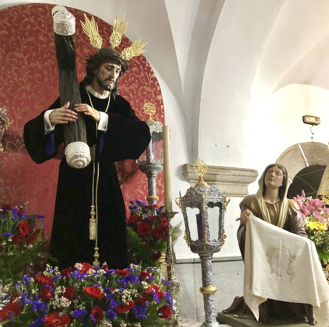 El Nazareno y la Verónica fueron expuestos juntos el pasado año 