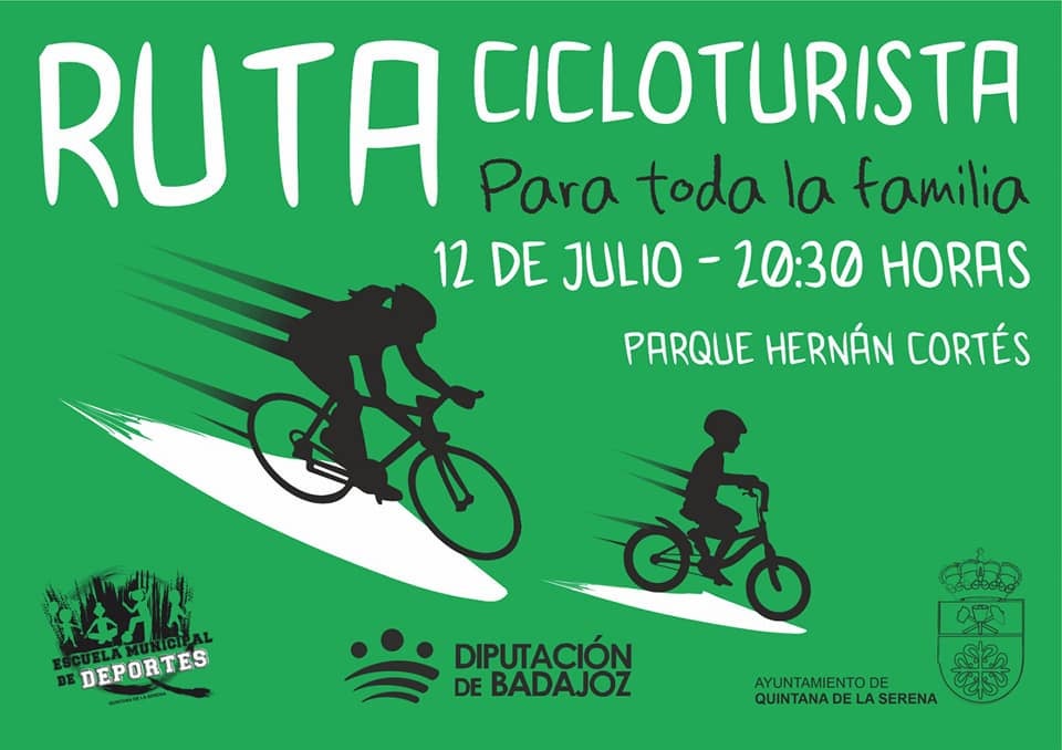 Ruta cicloturista gratuita para toda la familia esta tarde