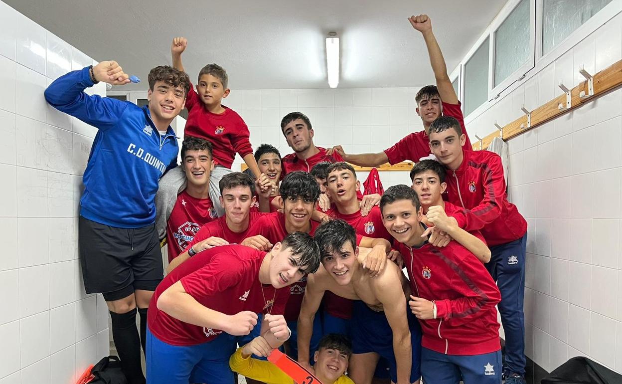 El CD Quintana Juvenil sigue su marcha triunfal en liga