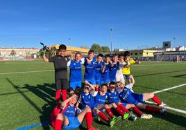 El Alevín B derrota con claridad al CD Don Benito