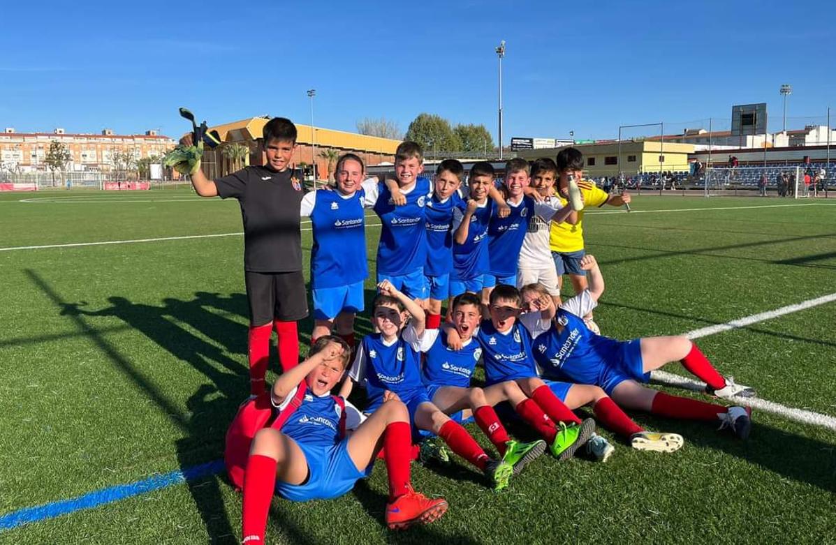 El Alevín B derrota con claridad al CD Don Benito