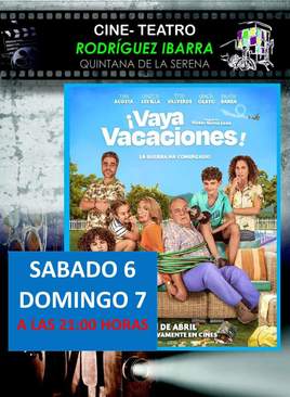 Doble sesión de 'Vaya vacaciones' en el Cine Teatro Rodríguez Ibarra