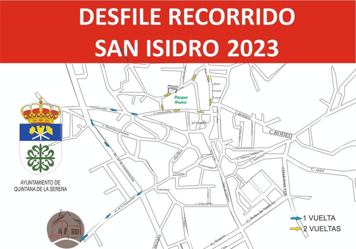 Presentado el recorrido del desfile de San Isidro 2023