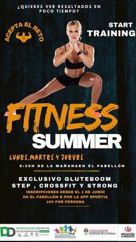 El plazo de inscripción de Fitness Summer se abre el 1 de junio