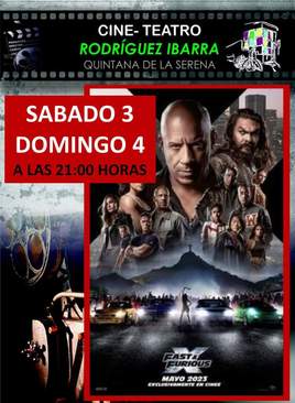 Doble sesión de 'Fast & Furious' en el Cine Teatro Rodríguez Ibarra