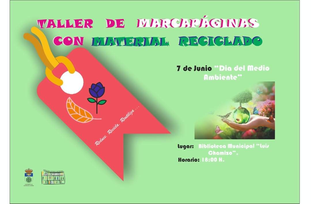 Taller de marcapáginas con los más pequeños en la Biblioteca Municipal