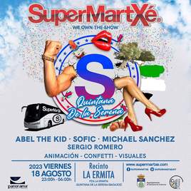 El Ayuntamiento anuncia el festival SuperMartXe el 18 de agosto