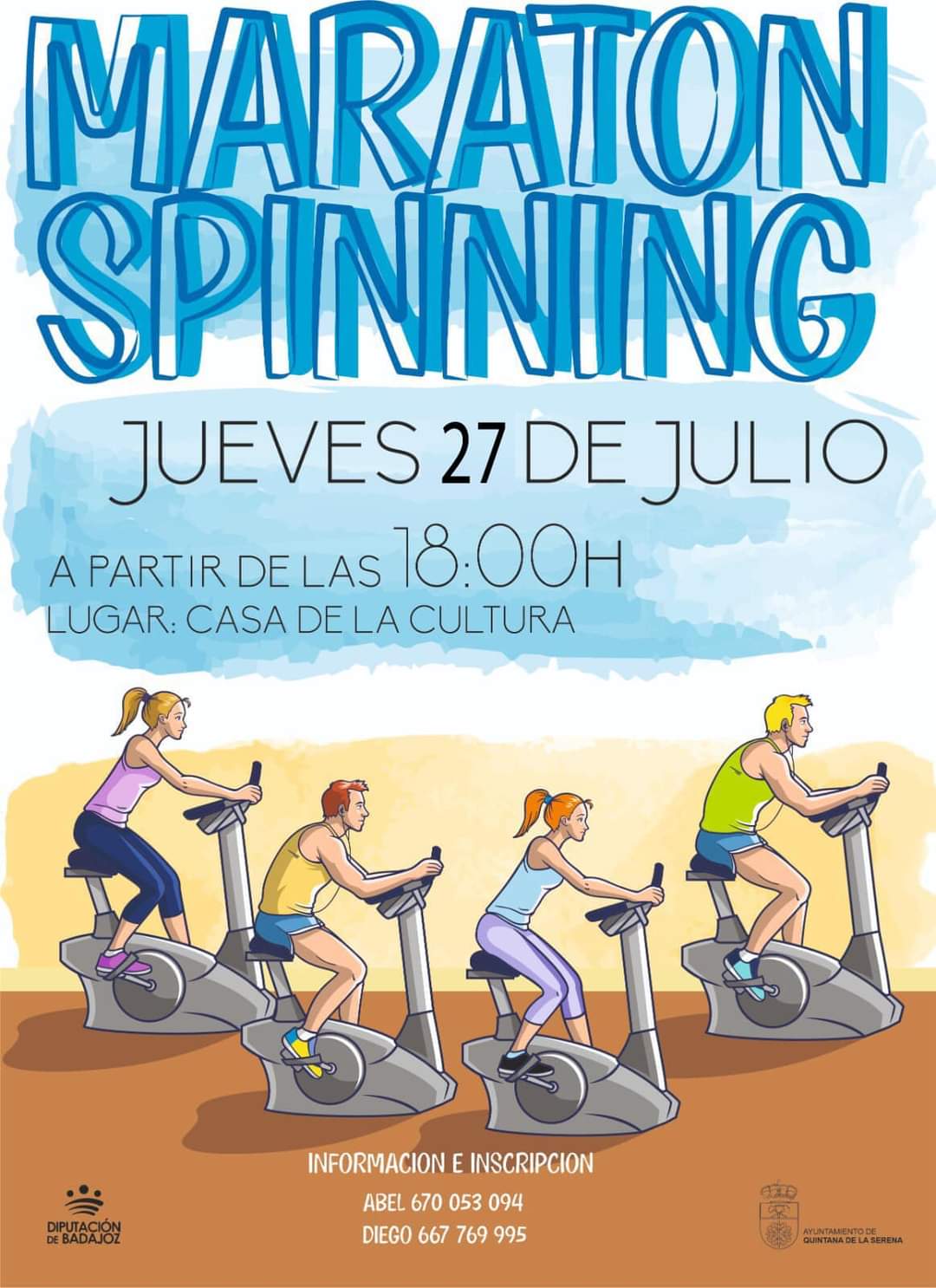 Abierto el plazo de inscripción para el Maratón de Spinning