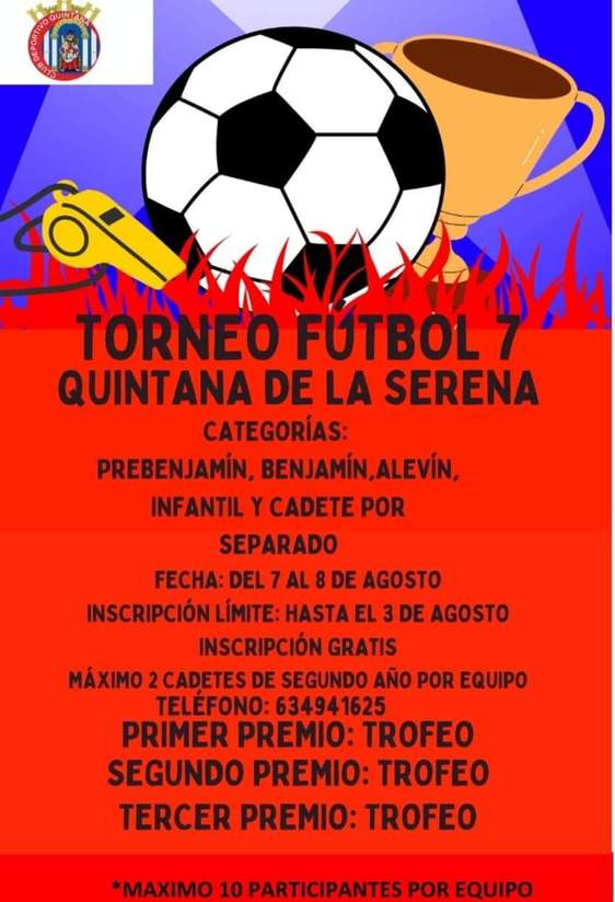 La localidad acogerá el marathon de fútbol 7 base el 7 y 8 de agosto
