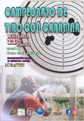 Campeonato de tiro con carabina gratuito el 23 de agosto