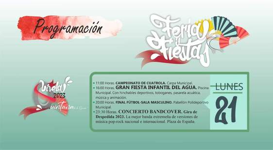 Programación del lunes 21 de agosto