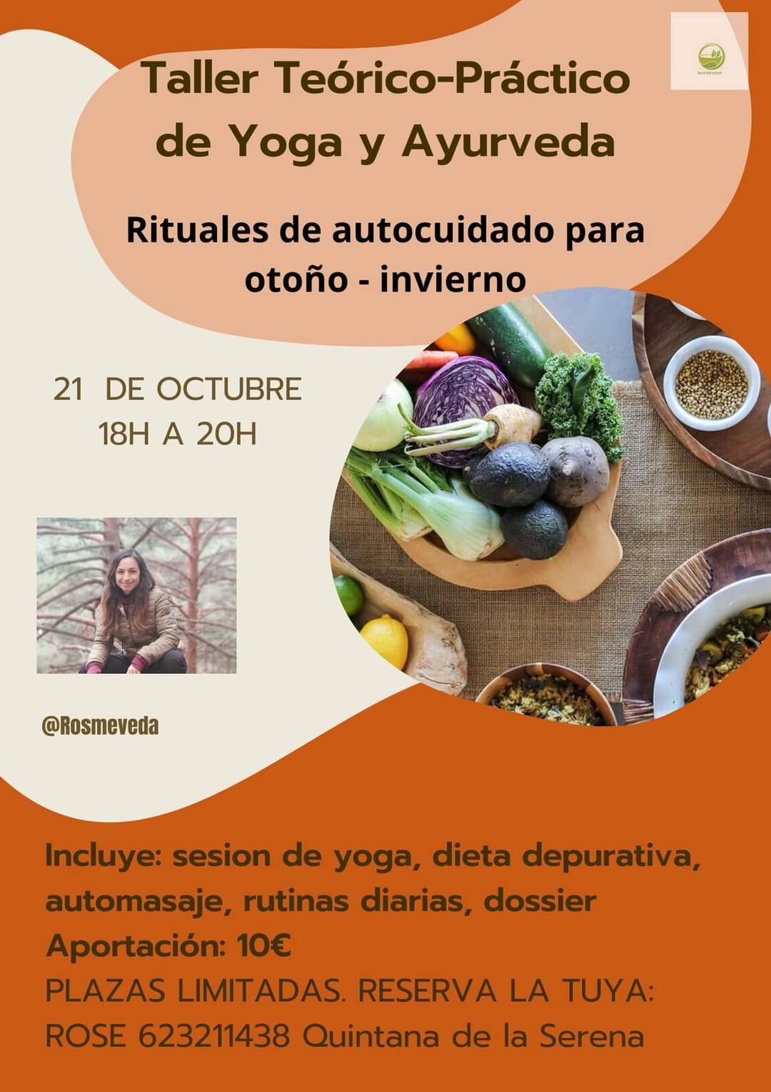 Taller teórico-práctico de yoga y ayurveda en Quintana