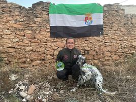María Fernández, campeona de España de caza menor con perro