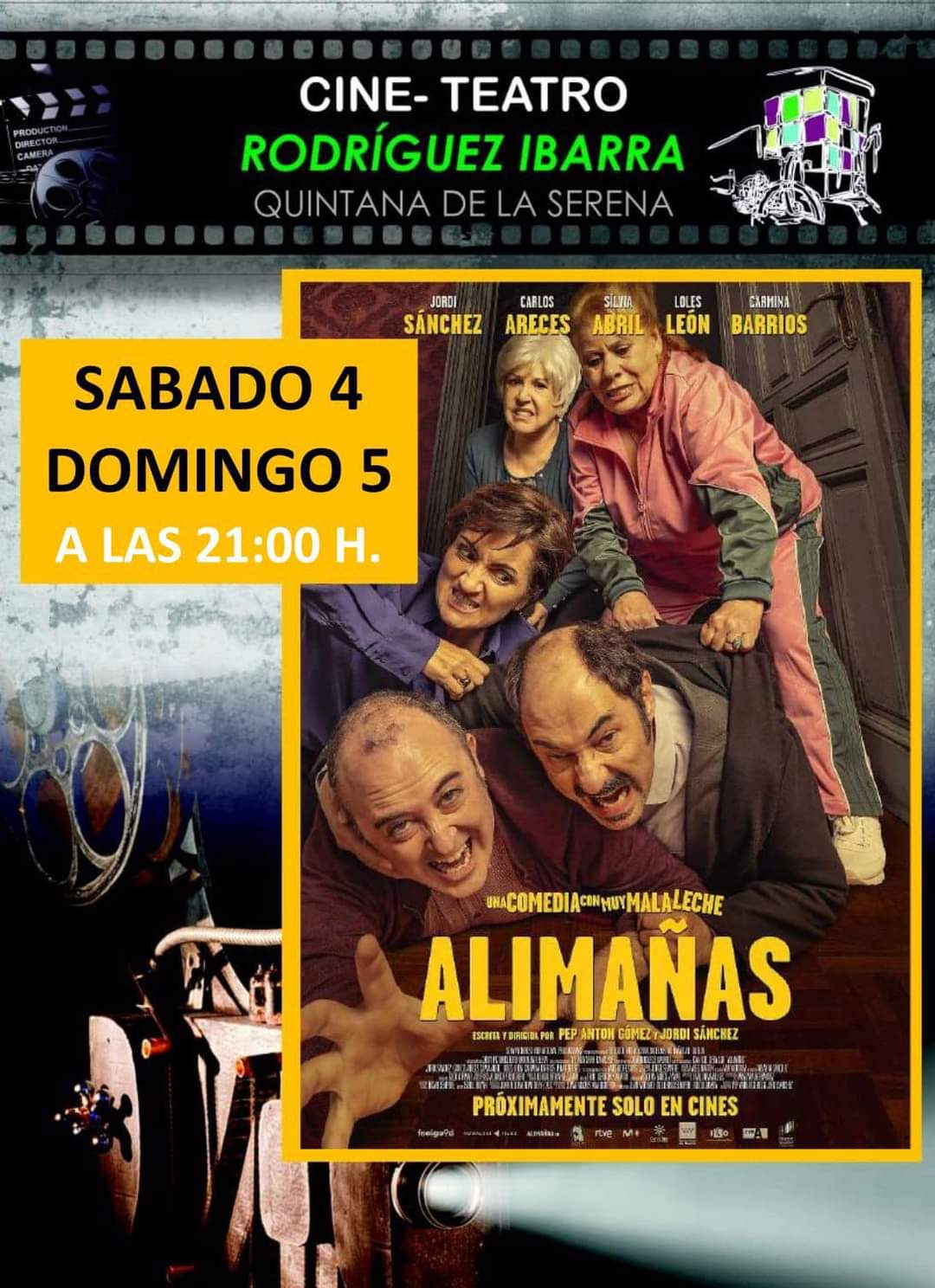 Doble sesión de 'Alimañas' en el Cine Teatro Rodríguez Ibarra