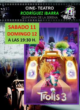 La película 'Trolls 3' este fin de semana en el Rodríguez Ibarra