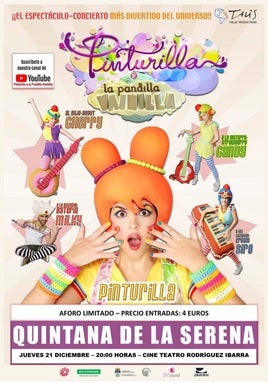 Espectáculo 'Pinturilla y la pandilla vainilla' en el Cine Teatro Rodríguez Ibarra