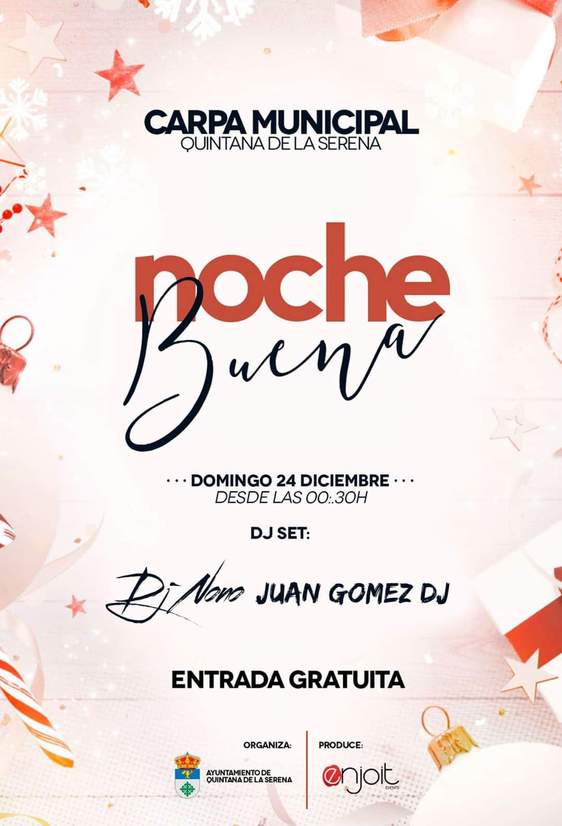 Celebración de Nochebuena en la Carpa Municipal