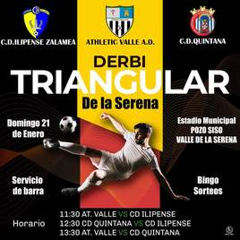 El CD Quintana disputará un triangular frente a Ilipense Zalamea y Athletic Valle