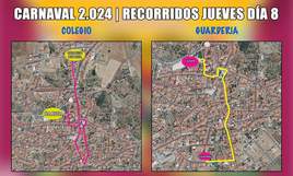 Presentado el horario y recorrido del Carnaval de la guardería y colegio
