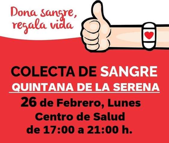 Quintana acoge una unidad móvil para donar sangre en el centro de salud