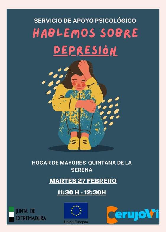 'Hablemos sobre depresión', en el Centro de Mayores de Quintana