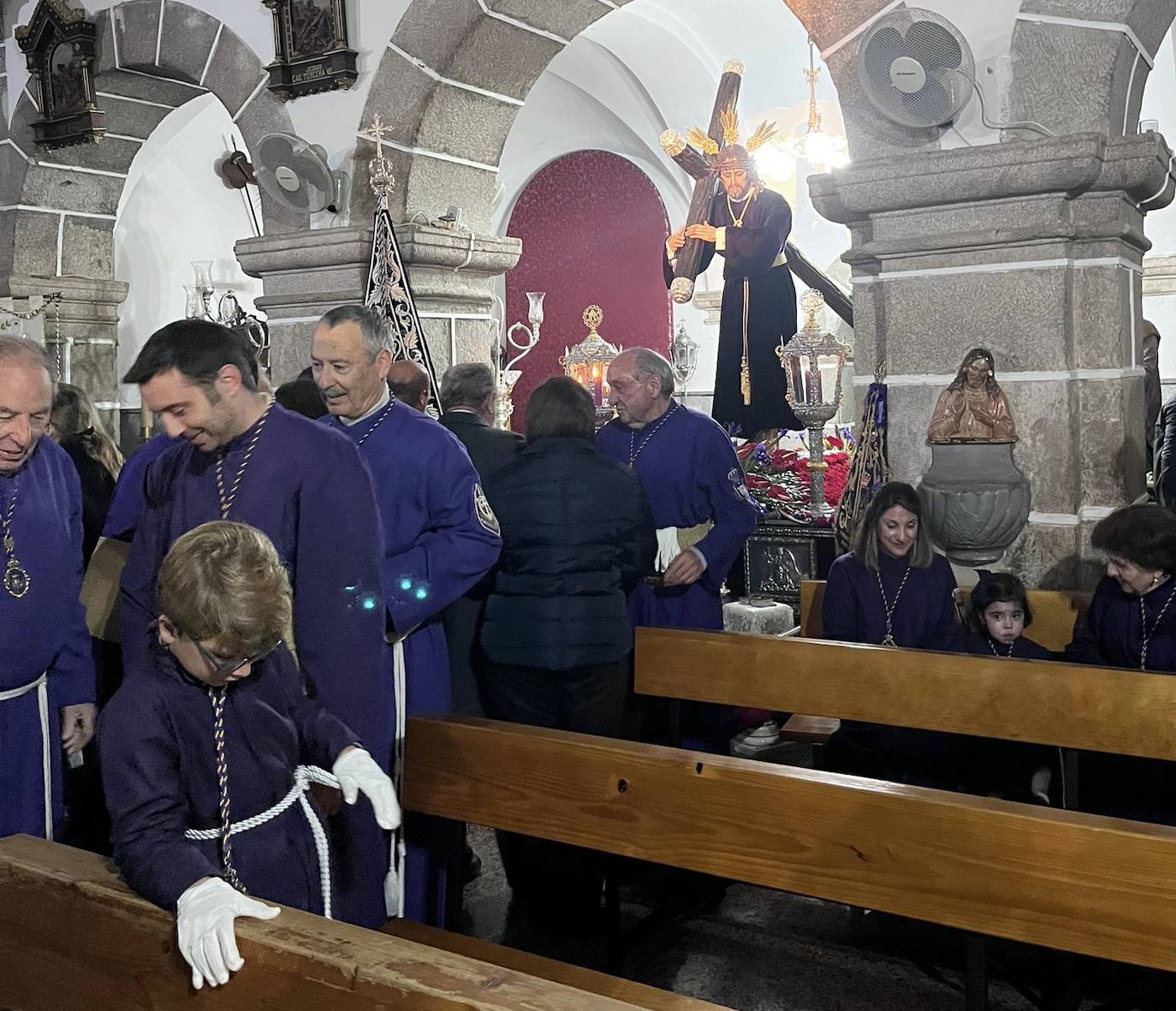 La lluvia altera parte de la Semana Santa quintanense