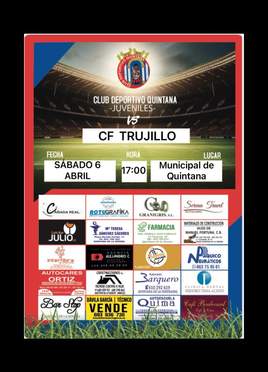 El CD Quintana Juvenil recibe al CF Trujillo en el Municipal de Quintana
