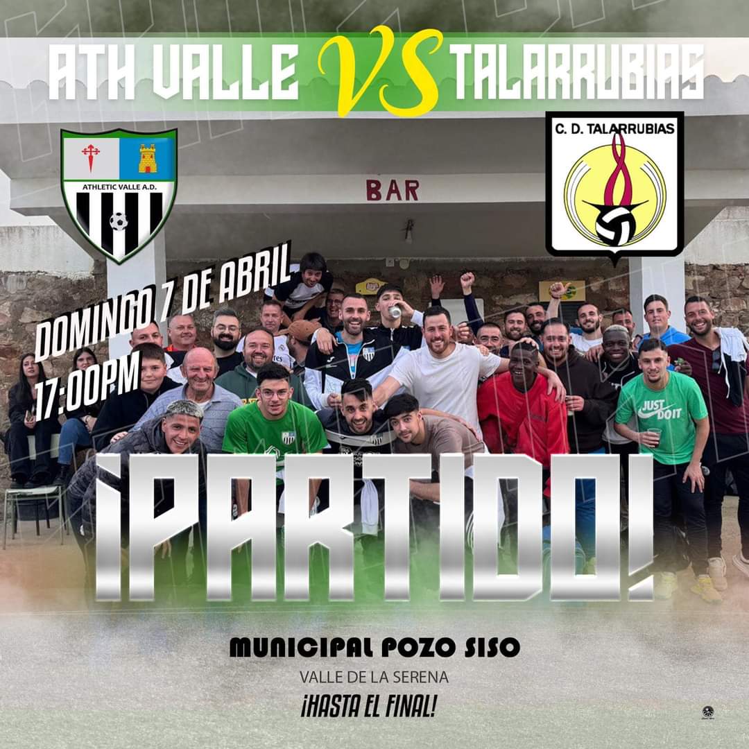 Importante duelo del Athletic Valle ante el CD Talarrubias
