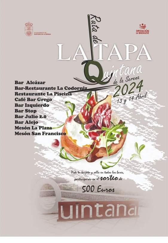 Quintana se prepara para celebrar la 'Ruta de la Tapa'