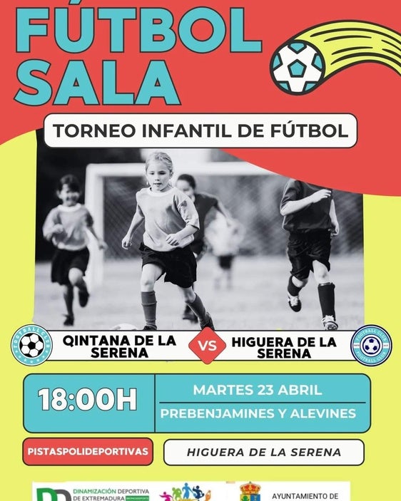 Torneo de fútbol sala en Higuera para los prebenjamines y alevines quintanenses