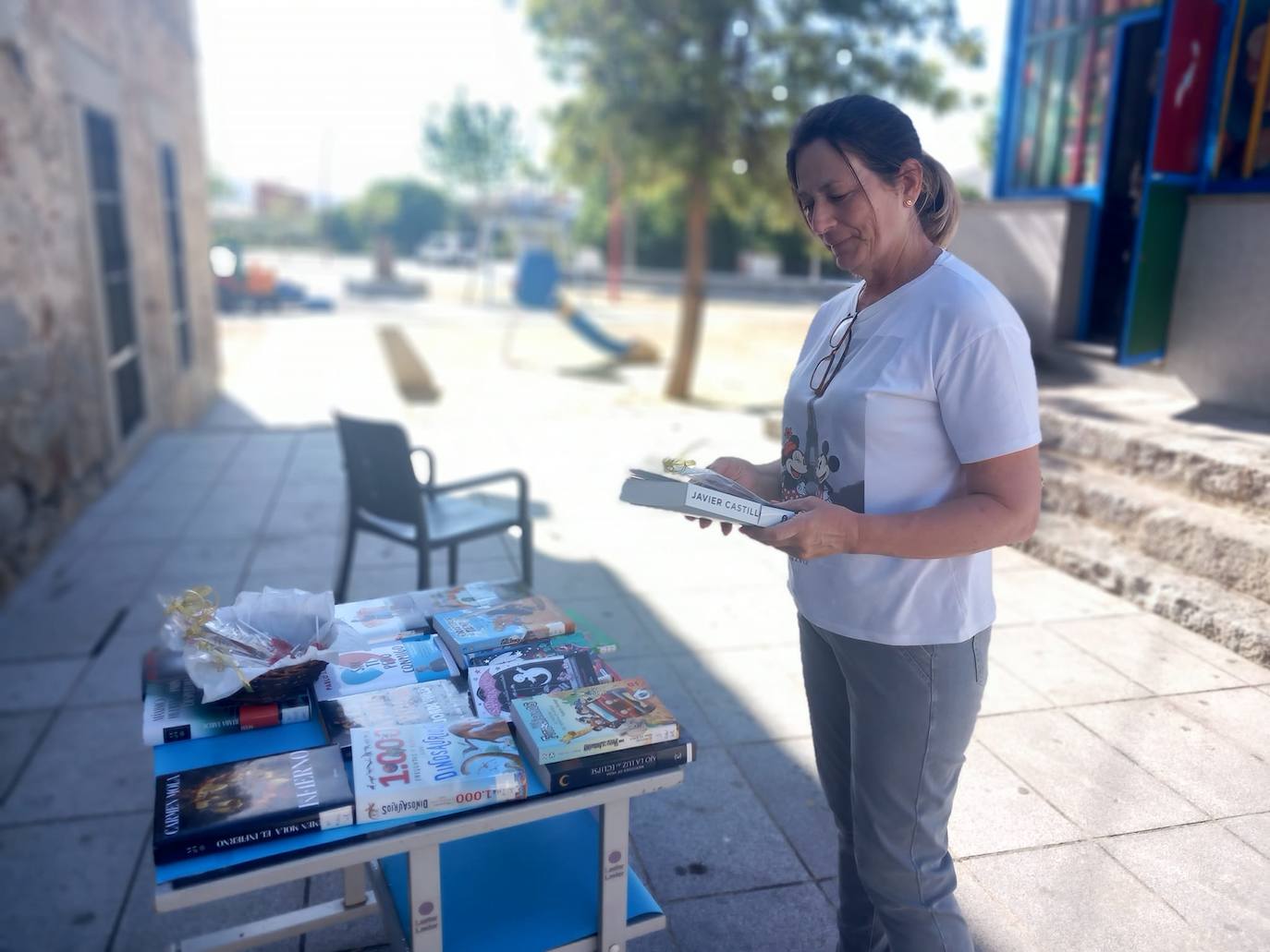 Los vecinos celebraron el Día del Libro en la calle