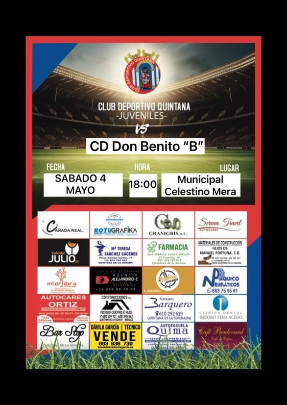 Quintana acogerá un campeonato de Fútbol 7 este sábado