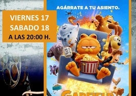 Doble sesión de 'Garfield' en el Cine Teatro Rodríguez Ibarra