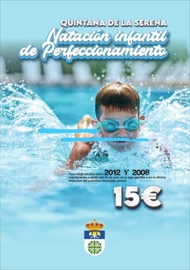 Abierto el plazo de inscripción para cursos de perfeccionamiento de natación infantil
