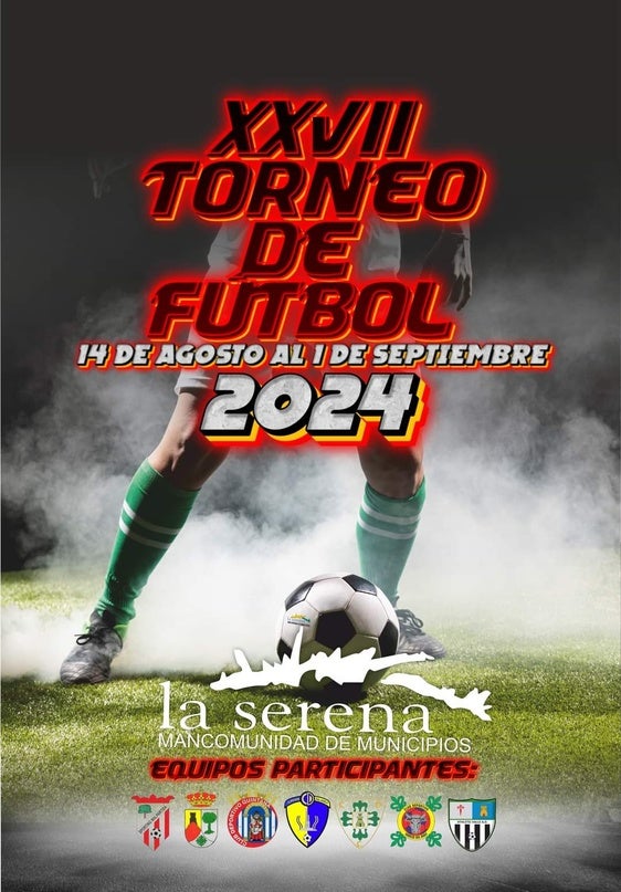 El XXVI Trofeo de Fútbol de la mancomunidad de la Serena se celebrará a partir del 14 de agosto