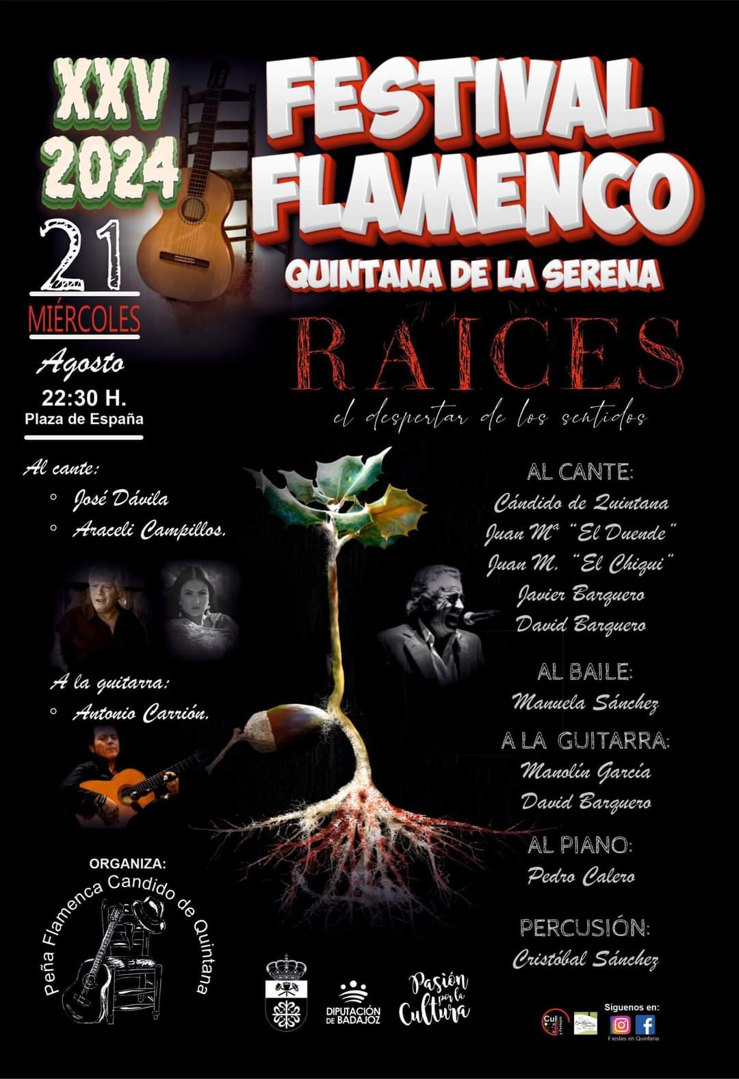 XXV Festival Flamenco el 21 de agosto