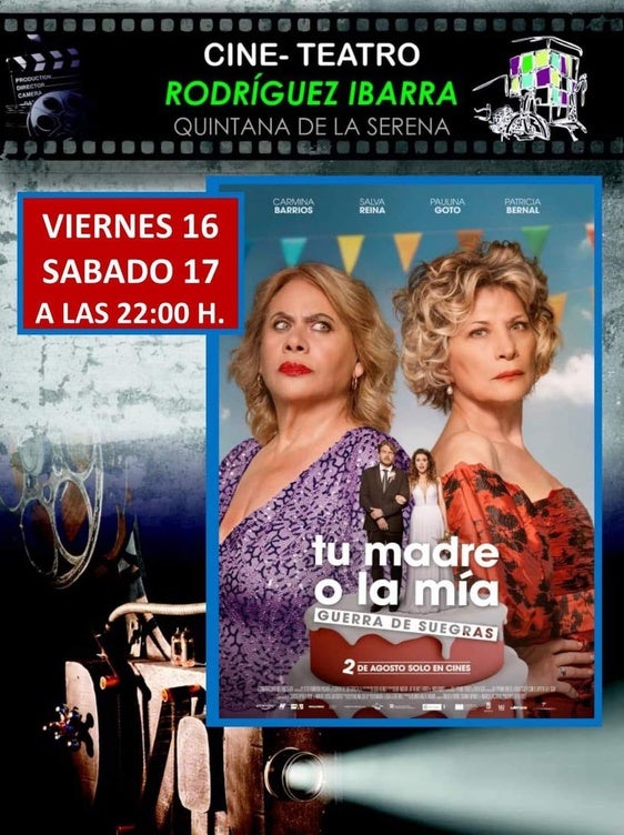 Doble sesión de 'Tu madre o la mía' en el Cine Teatro Rodríguez Ibarra