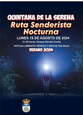 Ruta senderista nocturna el 19 de agosto