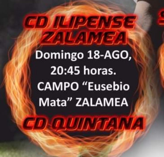 El CD Quintana se enfrenta al Ilipense Zalamea en el Trofeo Mancomunidad