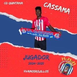 Cassama, nueva renovación del CD Quintana